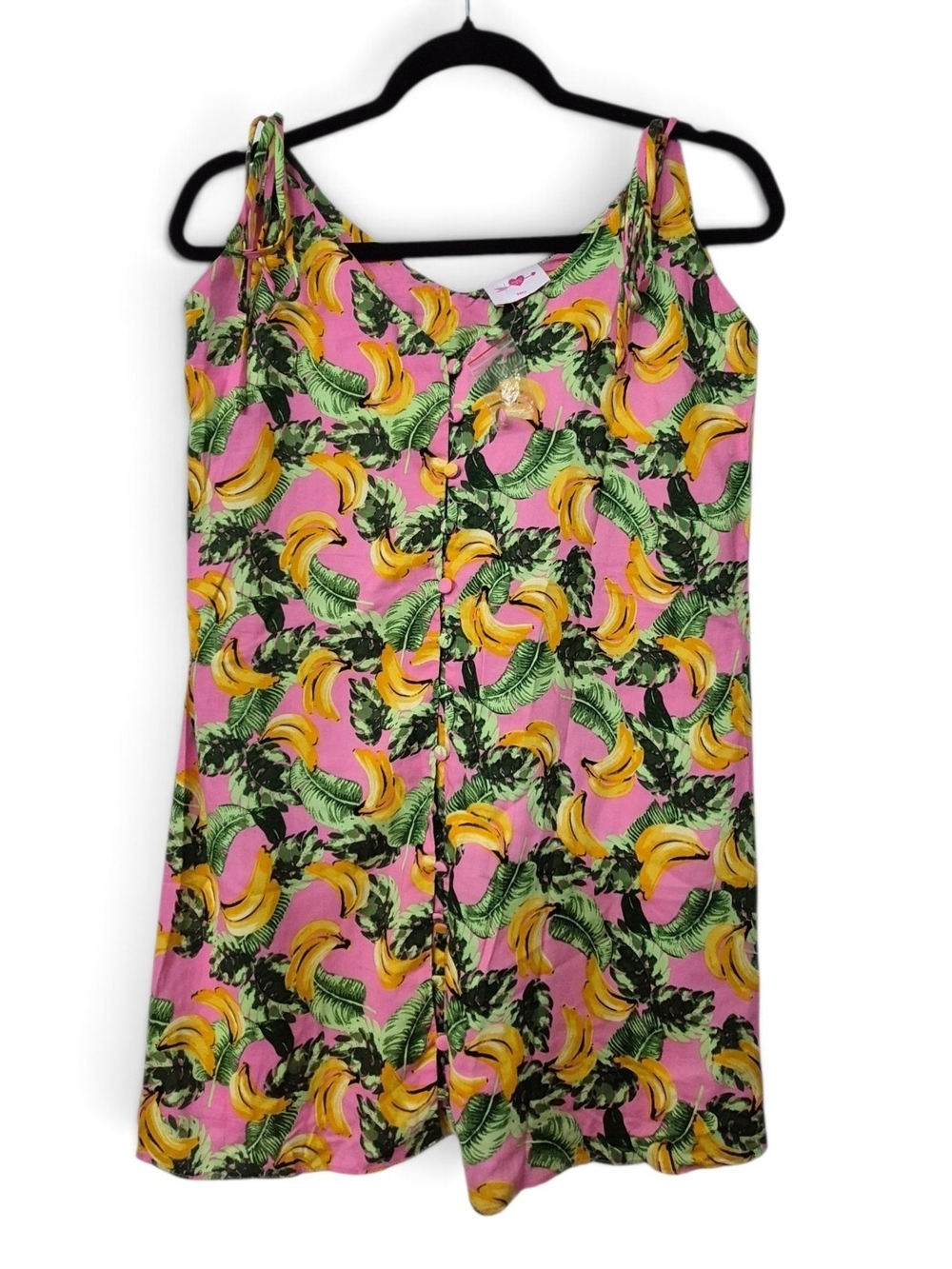 BuddyLove NWOT  "Gigi" Banana Print Small Mini Dress Small